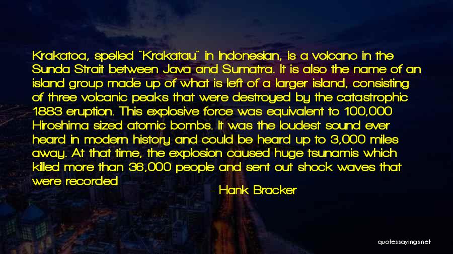 Tsunamis Quotes By Hank Bracker Tsunamis Quotes By Hank Bracker