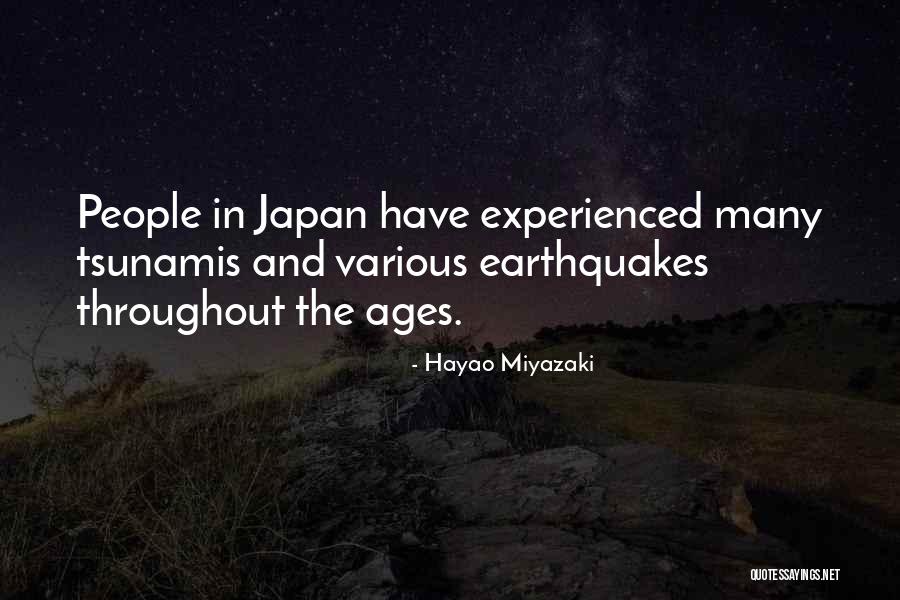 Tsunamis Quotes By Hayao Miyazaki Tsunamis Quotes By Hayao Miyazaki