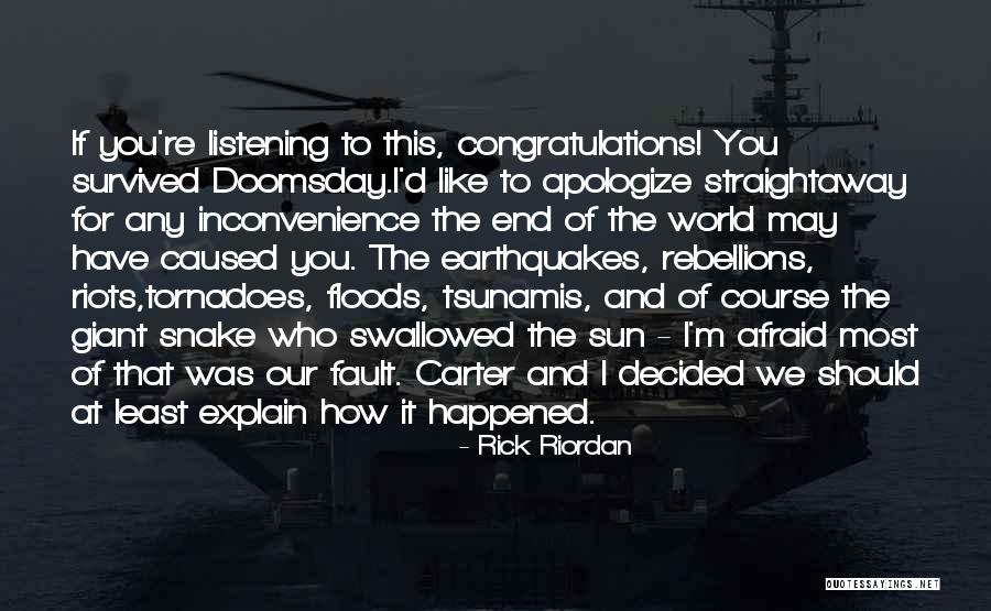 Tsunamis Quotes By Rick Riordan Tsunamis Quotes By Rick Riordan