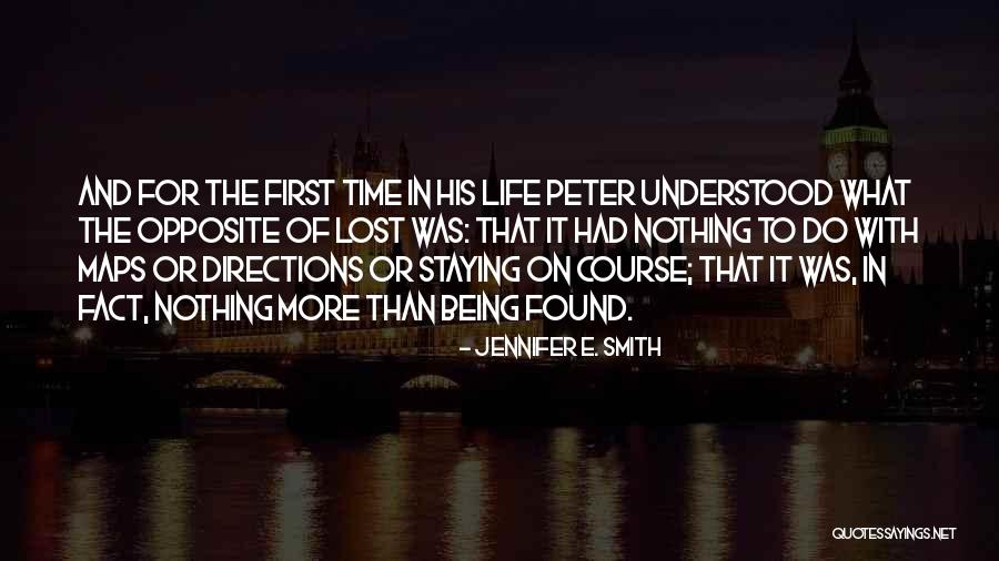 Tsunematsu Masatoshi Quotes By Jennifer E. Smith Tsunematsu Masatoshi Quotes By Jennifer E. Smith