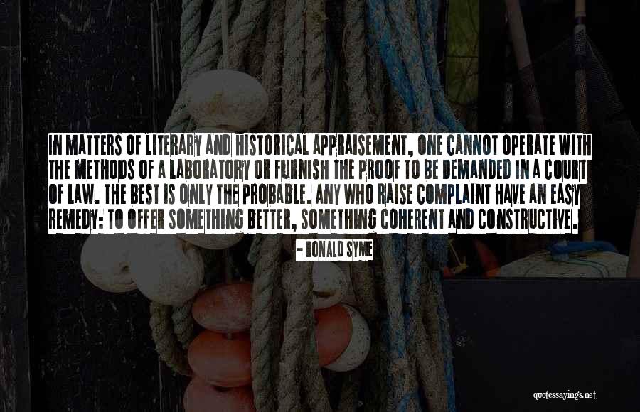 Ttrdc Quotes By Ronald Syme Ttrdc Quotes By Ronald Syme