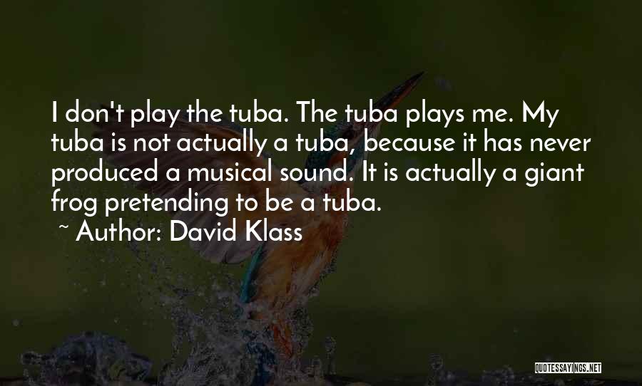 Tuba Quotes By David Klass