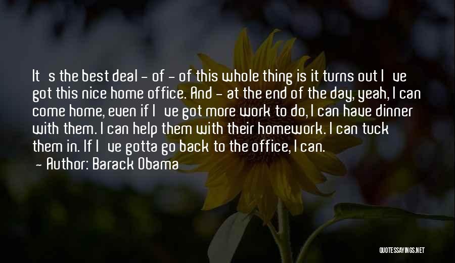 Tuck In Quotes By Barack Obama