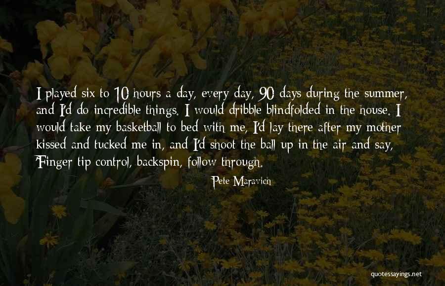 Tucked In Bed Quotes By Pete Maravich Tucked In Bed Quotes By Pete Maravich