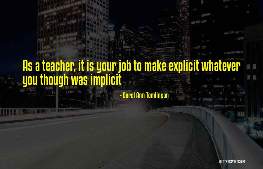 Tumangis Quotes By Carol Ann Tomlinson Tumangis Quotes By Carol Ann Tomlinson