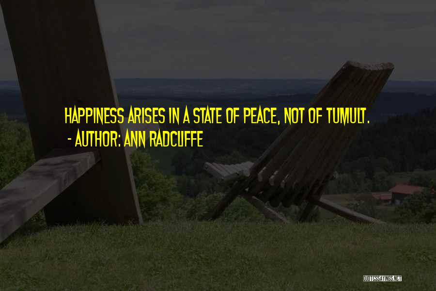 Tumult Quotes By Ann Radcliffe