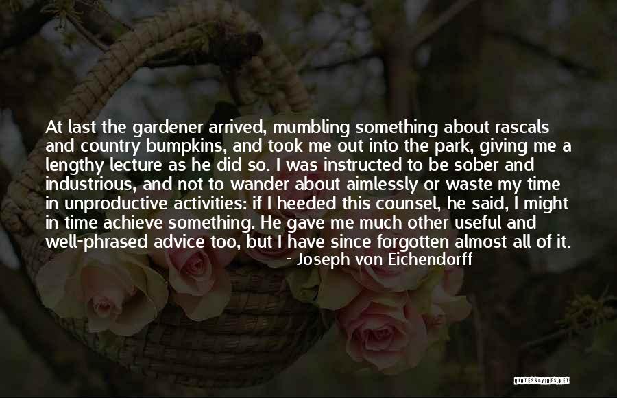 Tumulty New Brunswick Quotes By Joseph Von Eichendorff Tumulty New Brunswick Quotes By Joseph Von Eichendorff