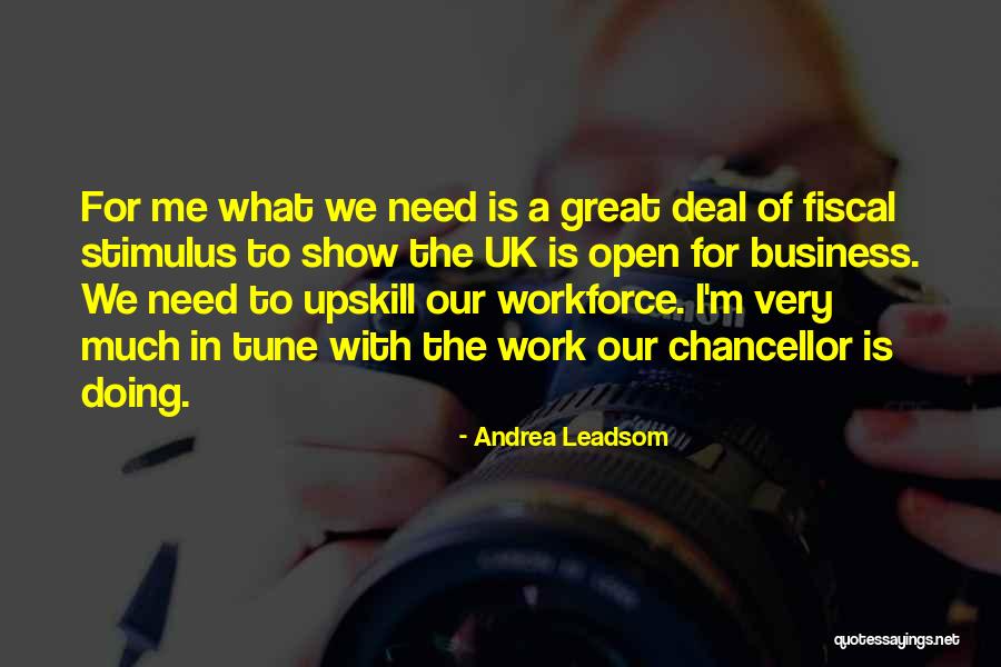 Tunes Quotes By Andrea Leadsom