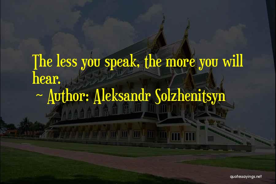 Tunetul Rezumat Quotes By Aleksandr Solzhenitsyn