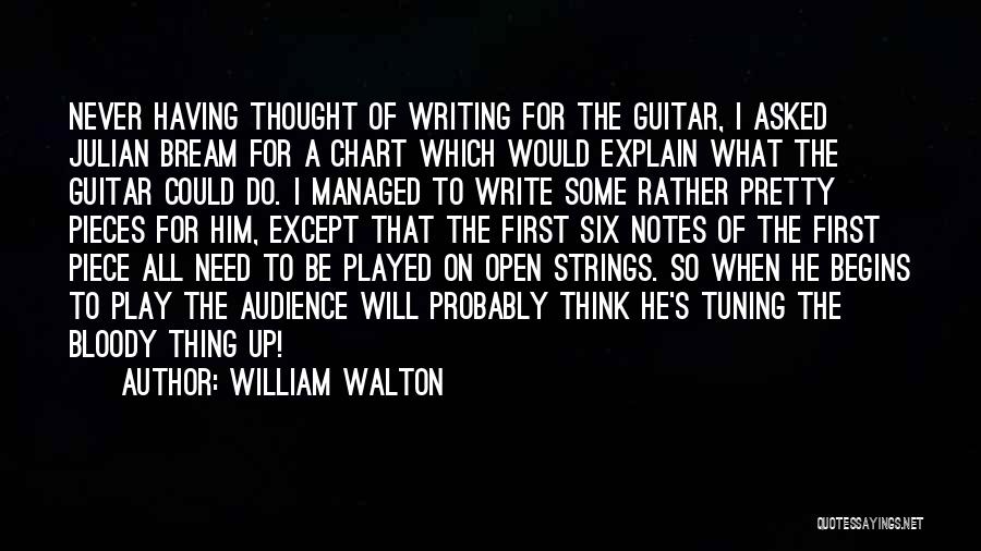 Tuning A Guitar Quotes By William Walton