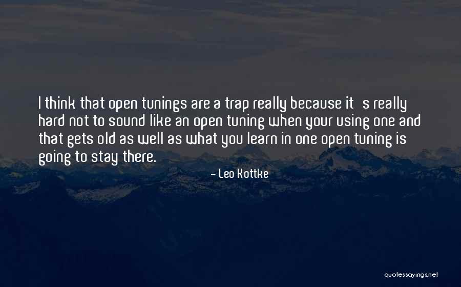 Tunings Quotes By Leo Kottke Tunings Quotes By Leo Kottke