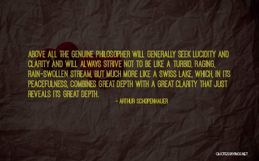 Turbid Quotes By Arthur Schopenhauer