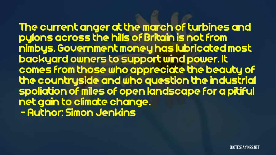 Turbines Quotes By Simon Jenkins