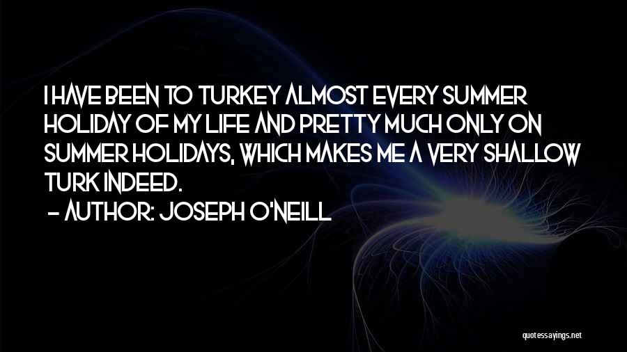 Turk Quotes By Joseph O'Neill