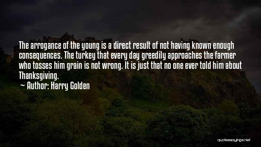 Turkey Day Thanksgiving Quotes By Harry Golden