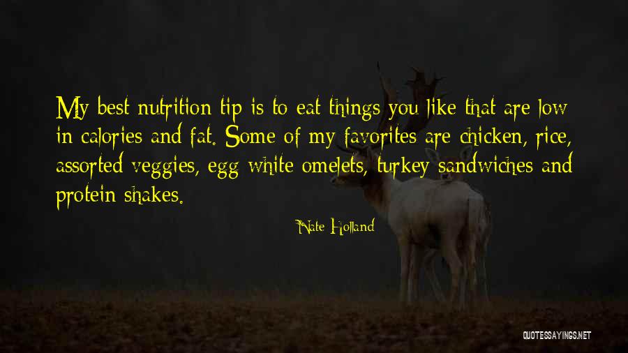 Turkey Sandwiches Quotes By Nate Holland