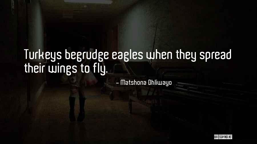 Turkeys Quotes By Matshona Dhliwayo
