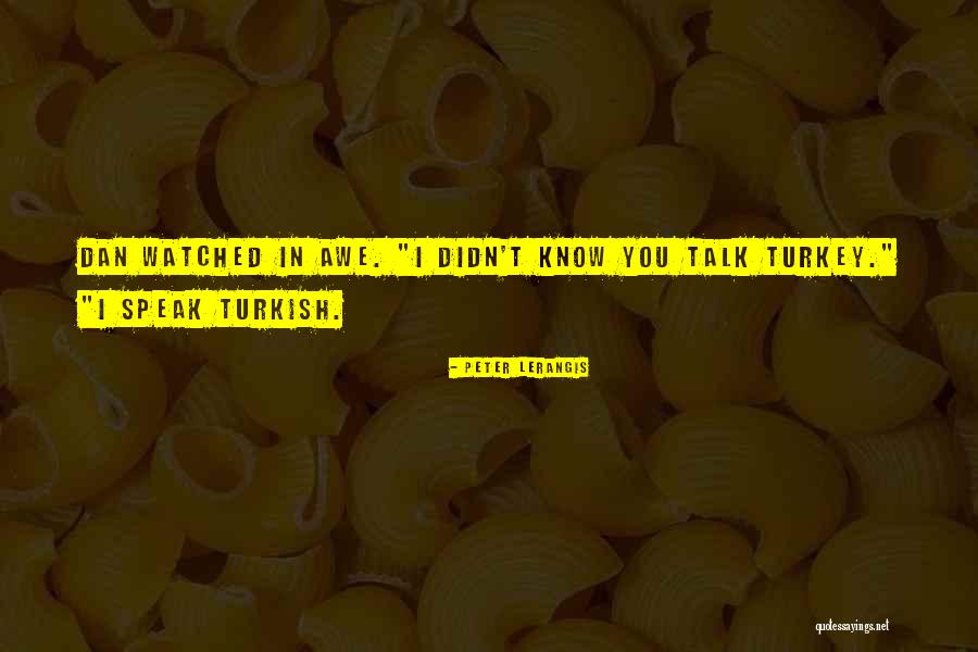 Turkeys Quotes By Peter Lerangis