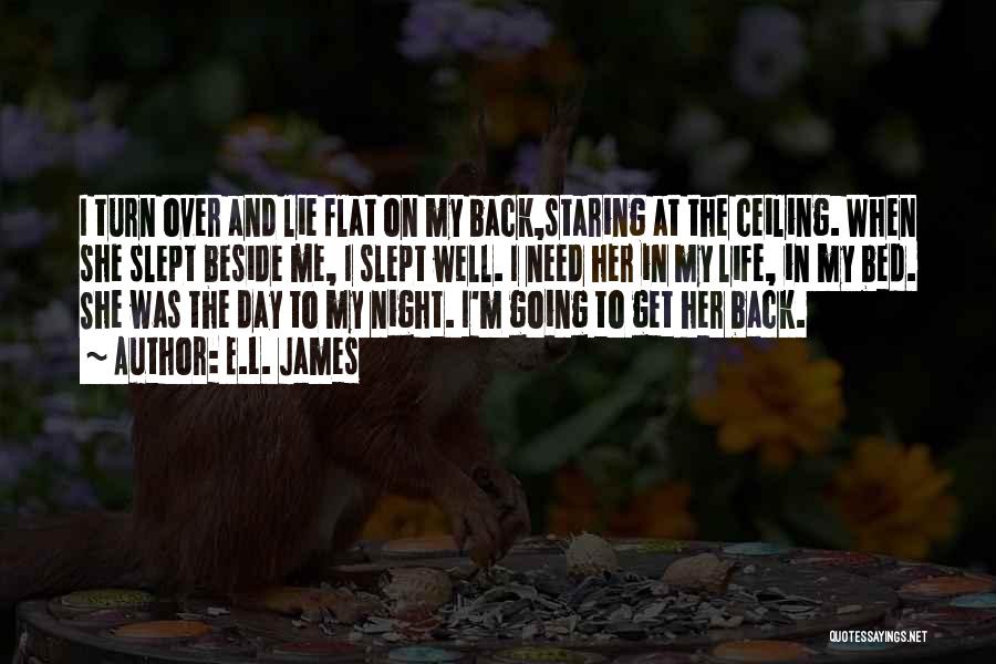 Turn Back On Me Quotes By E.L. James