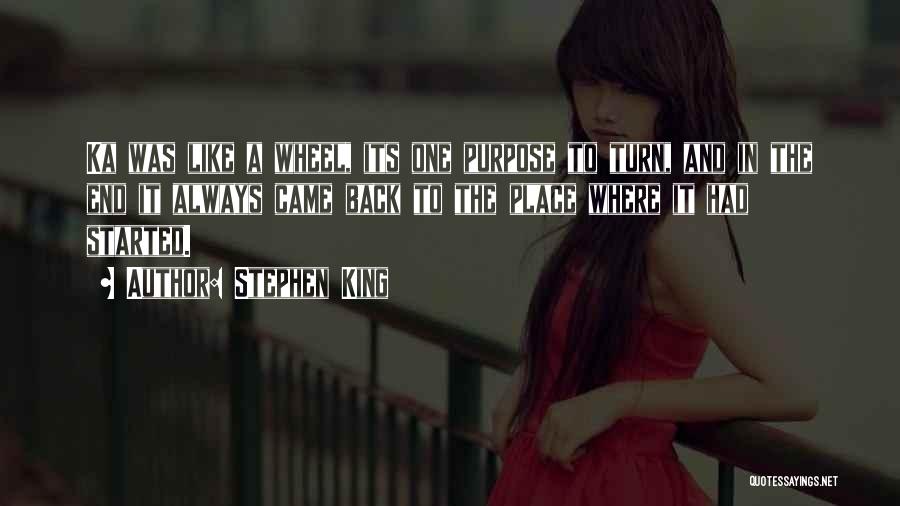 Turn Back Quotes By Stephen King