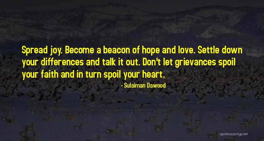 Turn Down Love Quotes By Sulaiman Dawood