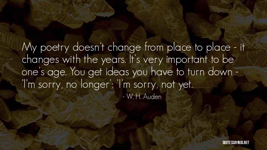 Turn Down Quotes By W. H. Auden Turn Down Quotes By W. H. Auden
