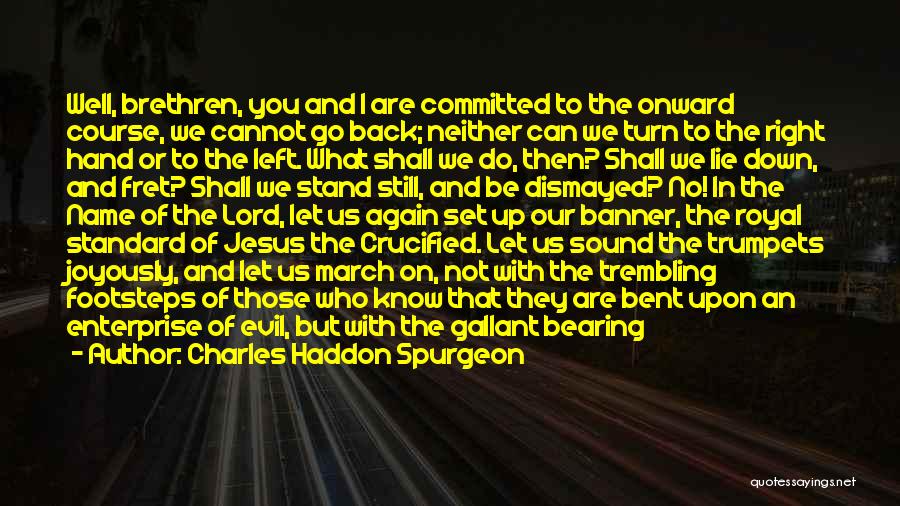 Turn Left Turn Right Quotes By Charles Haddon Spurgeon