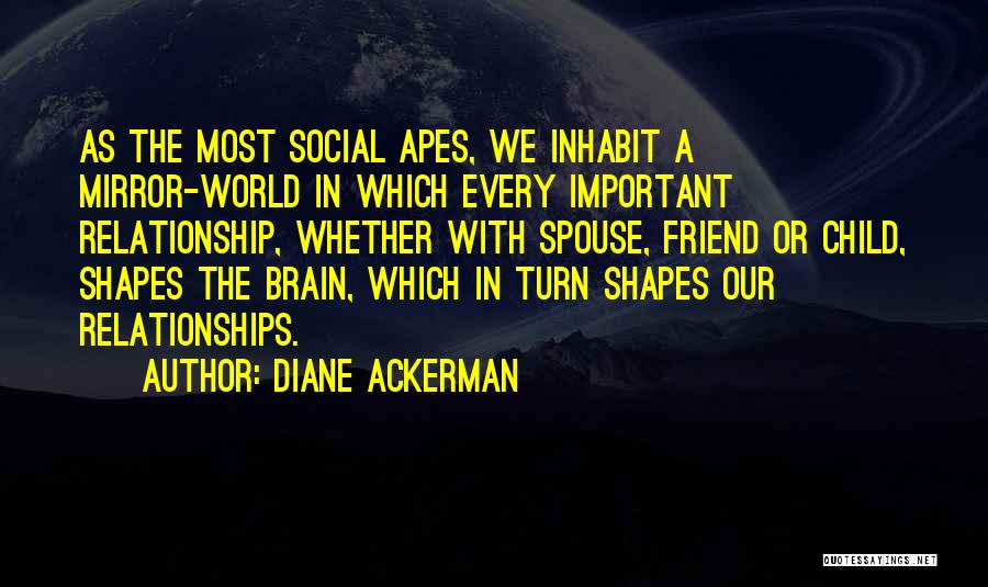 Turn Off Your Brain Quotes By Diane Ackerman