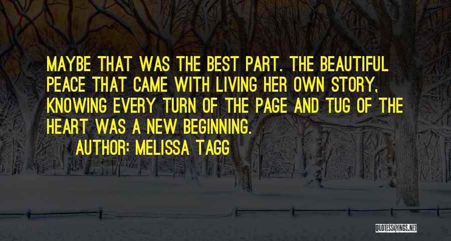 Turn Over A New Page Quotes By Melissa Tagg