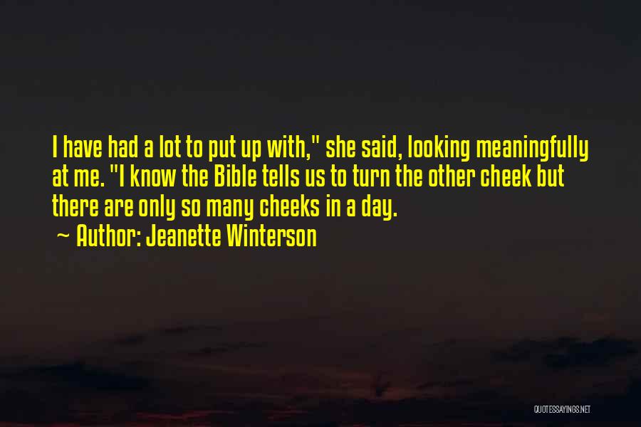 Turn The Cheek Quotes By Jeanette Winterson