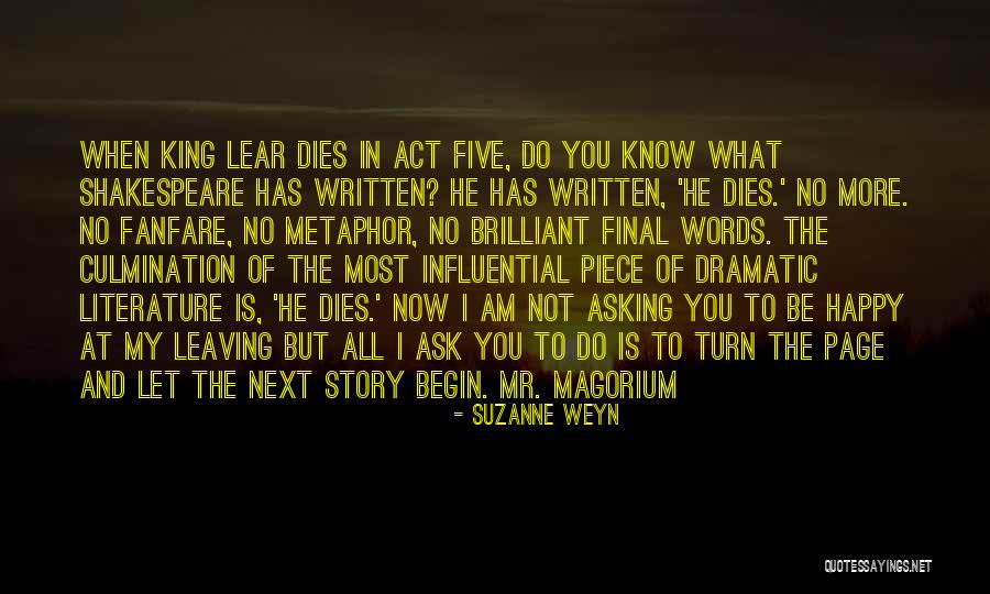 Turn The Next Page Quotes By Suzanne Weyn