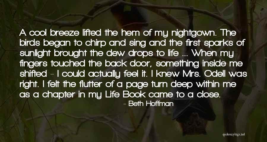 Turn The Page Life Quotes By Beth Hoffman Turn The Page Life Quotes By Beth Hoffman