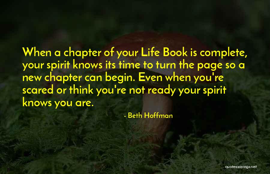 Turn The Page Life Quotes By Beth Hoffman