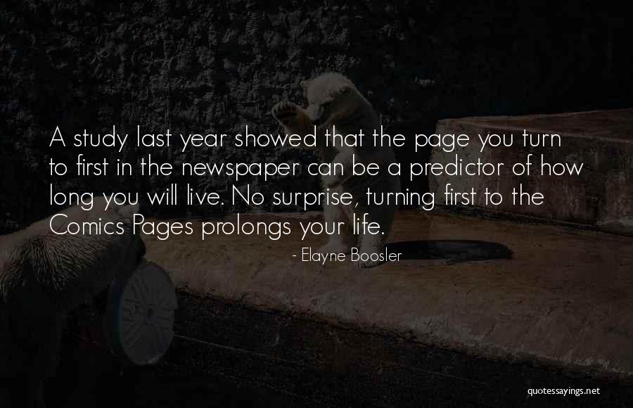 Turn The Page Life Quotes By Elayne Boosler Turn The Page Life Quotes By Elayne Boosler