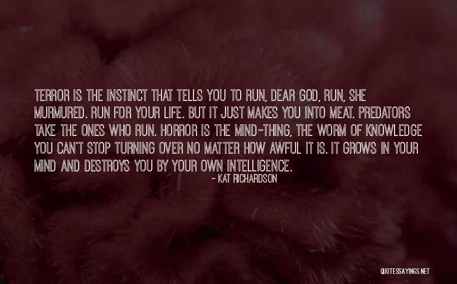 Turning My Life Over To God Quotes By Kat Richardson Turning My Life Over To God Quotes By Kat Richardson