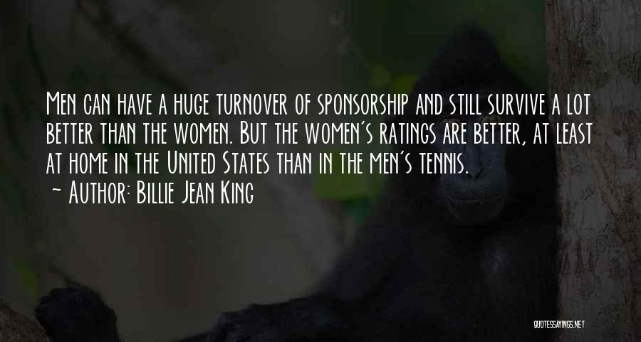 Turnover Quotes By Billie Jean King