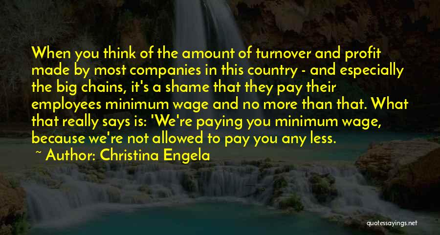 Turnover Quotes By Christina Engela