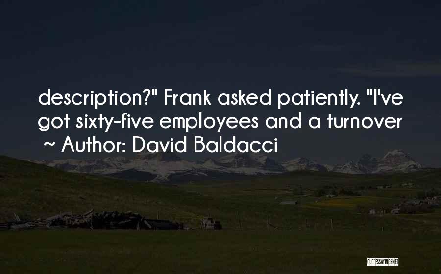 Turnover Quotes By David Baldacci