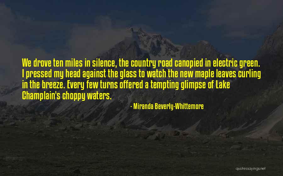 Turns In The Road Quotes By Miranda Beverly-Whittemore Turns In The Road Quotes By Miranda Beverly-Whittemore
