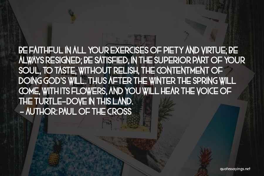 Turtle Dove Quotes By Paul Of The Cross