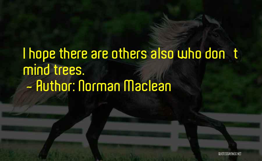 Tutor Hunt Quotes By Norman Maclean