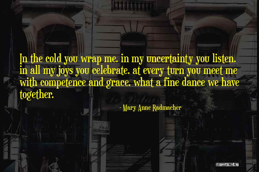 Tuvia Leigh Quotes By Mary Anne Radmacher Tuvia Leigh Quotes By Mary Anne Radmacher