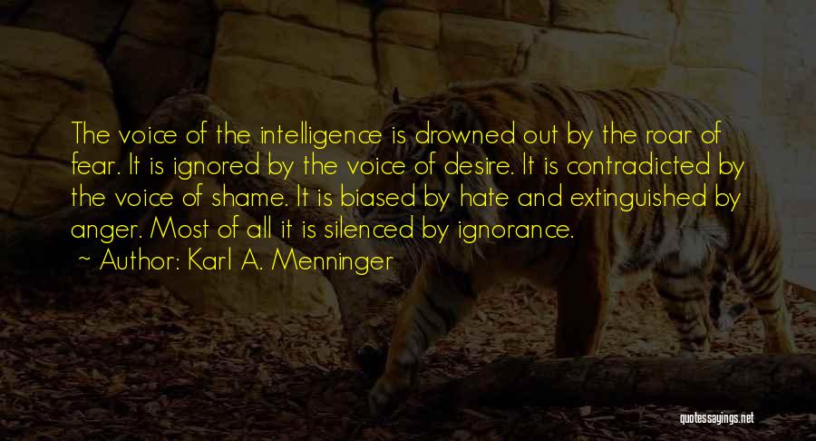 Tuviah Schreiber Quotes By Karl A. Menninger