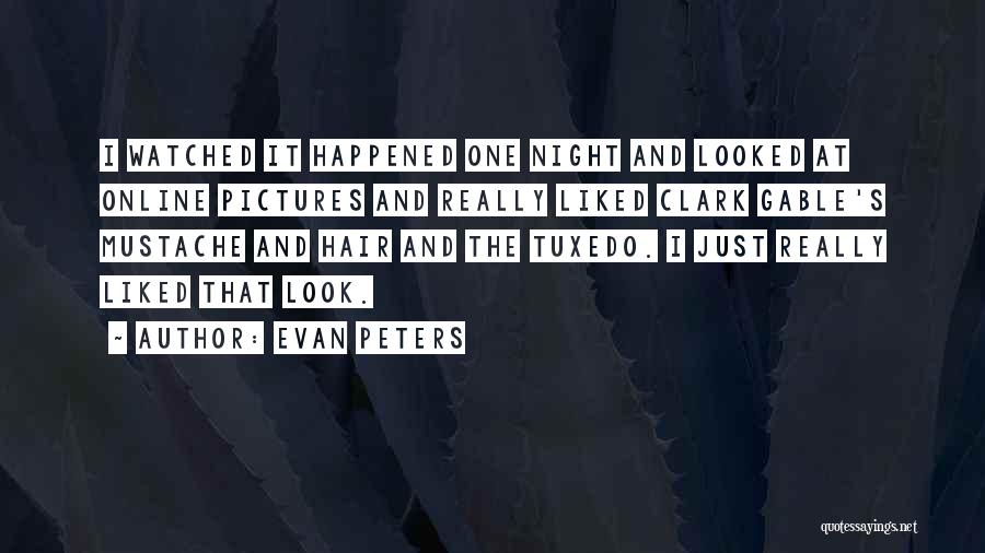 Tuxedo Quotes By Evan Peters