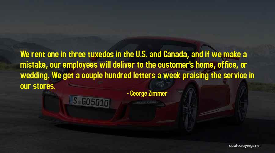 Tuxedos Quotes By George Zimmer