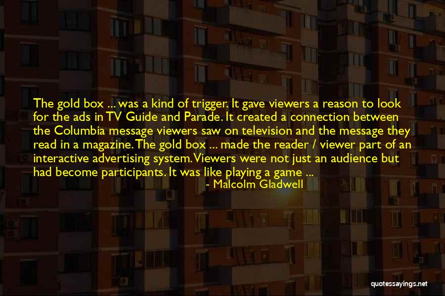 Tv Ads Quotes By Malcolm Gladwell