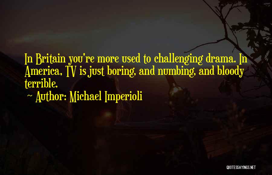 Tv Drama Quotes By Michael Imperioli