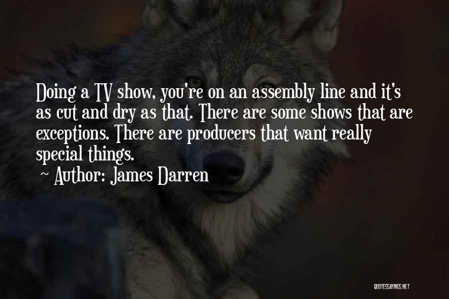 Tv Line Quotes By James Darren