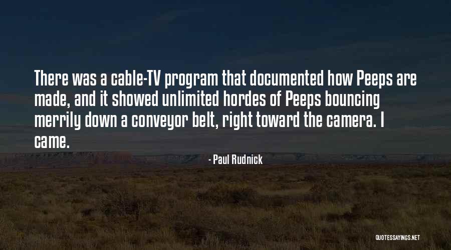 Tv Program Quotes By Paul Rudnick Tv Program Quotes By Paul Rudnick