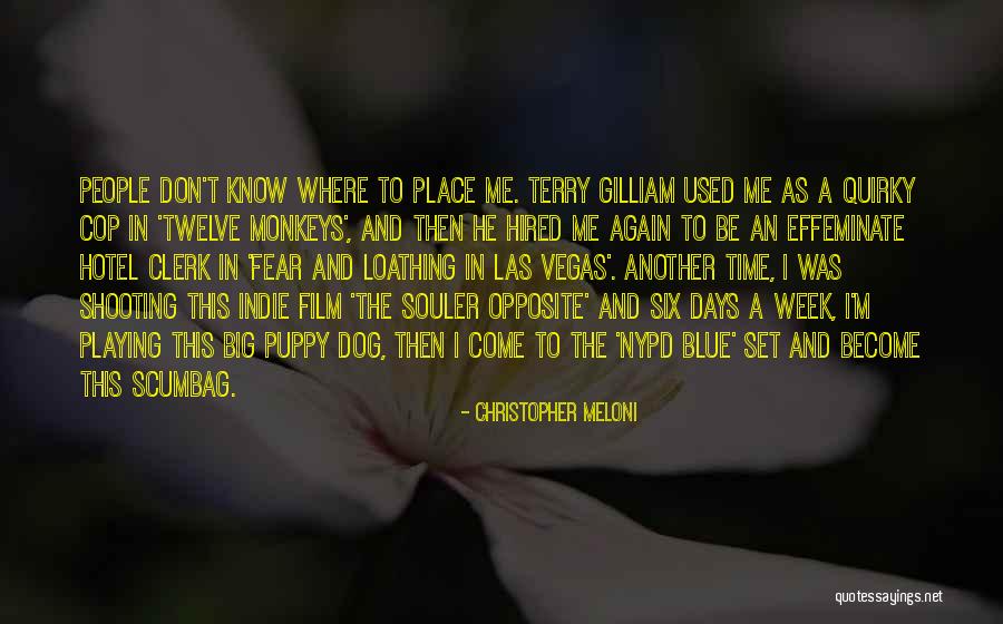 Twelve Monkeys Quotes By Christopher Meloni Twelve Monkeys Quotes By Christopher Meloni